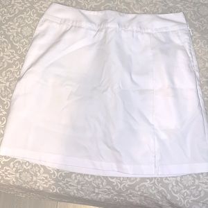 Adidas white golf skirt with shorts
